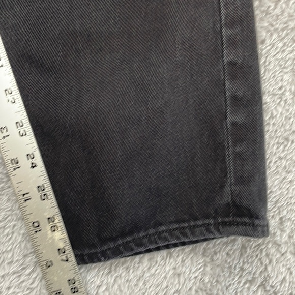 American Eagle Jeans Womens 8 Mom Straight High Rise Distressed Holes Zip Fly - Picture 12 of 16